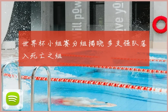 世界杯小组赛分组揭晓 多支强队落入死亡之组